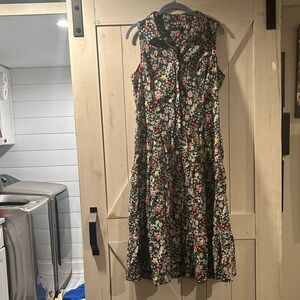 Tommy Hilfiger Multicolor Floral Midi Dress